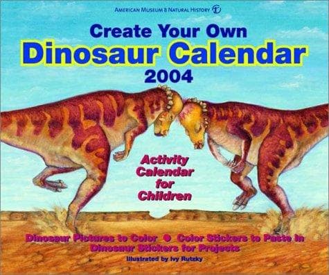 Tapa de Create Your Own Dinosaur Calendar 2004