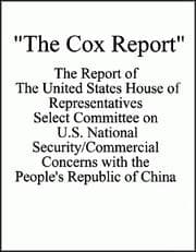 Tapa de The Cox Report - China and National Security