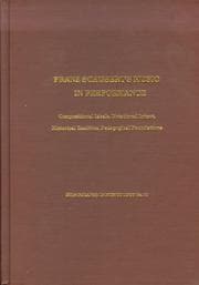 Tapa de Franz Schubert's Music in Performance