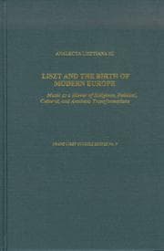 Tapa de Liszt and the birth of modern Europe