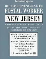 Tapa de Postal Worker New Jersey (Learning Express Civil Service Library New Jersey)