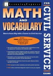 Tapa de Math and Vocabulary for Civil Service Exams