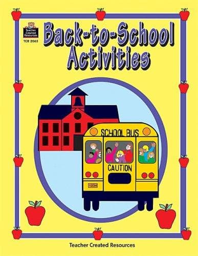 Tapa de Back-to-School Activities