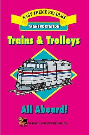 Tapa de Trains and Trolleys Easy Reader