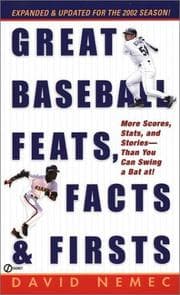 Tapa de Great Baseball Feats, facts, and Firsts