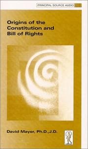 Tapa de Origins of the Constitution and Bill of Rights