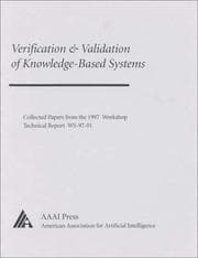 Tapa de Verification and Validation of Knowledge-Based Systems