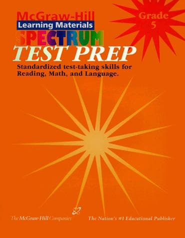 Tapa de Spectrum Test Prep