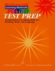 Tapa de Spectrum Test Prep