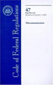 Tapa de 2003 CFR Title 47