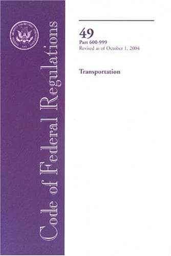 Tapa de 2004 CFR Title 49