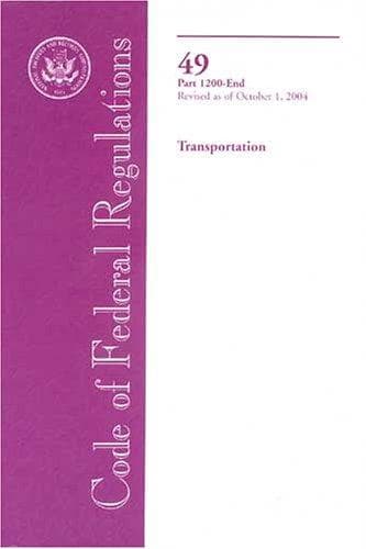 Tapa de 2004 CFR Title 49