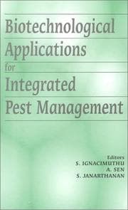 Tapa de Biotechnological applications for integrated pest management