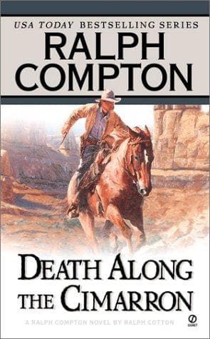 Tapa de Ralph Compton Death Along the Cimarron (Ralph Compton Novels)