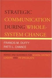 Tapa de Strategic Communication During Whole-System Change