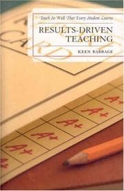 Tapa de Results-Driven Teaching