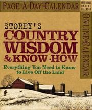 Tapa de Storey's Country Wisdom & Know-How 2007 Page-A-Day Calendar