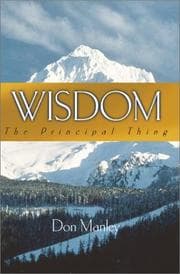 Tapa de Wisdom - The Principal Thing