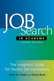 Tapa de Job search in academe