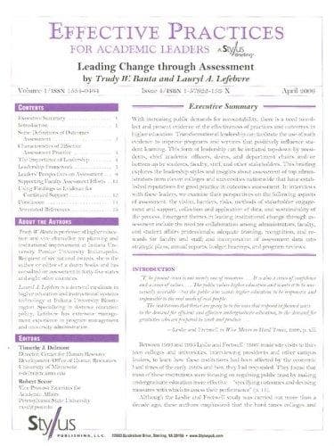 Tapa de Effective Practices for Academic Leaders