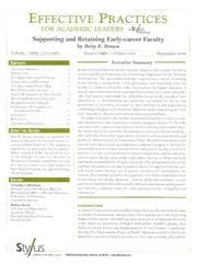 Tapa de Effective Practices for Academic Leaders