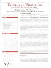 Tapa de Effective Practices for Academic Leaders