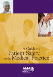 Tapa de A guide to patient safety in the medical practice