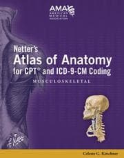 Tapa de Netter's atlas of anatomy for CPT and ICD-9-CM coding