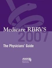 Tapa de Medicare RBRVS 2007