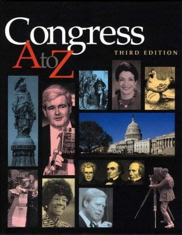 Tapa de Congress A-Z (Cq's Ready Reference Encyclopedia of American Government)