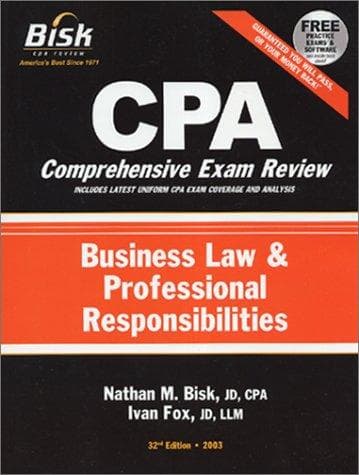 Tapa de CPA Comprehensive Exam Review, 2003