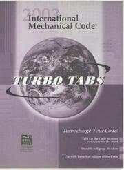 Tapa de International Mechanical Code 2003-Tabs F/Looseleaf Version