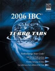 Tapa de Turbo Tabs-International Building Code 2006 Looseleaf