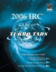 Tapa de Turbo Tabs-International Residential Code 2006 Looseleaf