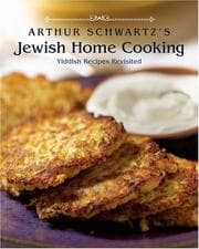 Tapa de Arthur Schwartz's Jewish home cooking