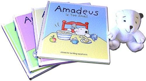 Tapa de Amadeus (Book with Plush Bear)