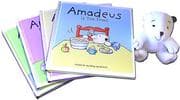 Tapa de Amadeus (Book with Plush Bear)