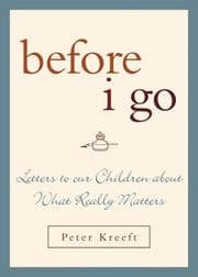 Tapa de Before I Go