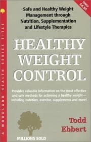 Tapa de Healthy Weight Control (Woodland Health Series)