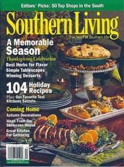 Tapa de Southern Living, November 2006 Issue
