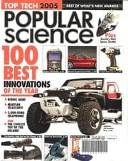 Tapa de Popular Science, December 2005 Issue
