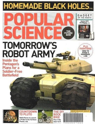 Tapa de Popular Science, January 2006 Issue