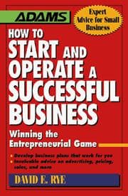 Tapa de Adams how to start and operate a successful business
