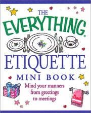 Tapa de The Everything Etiquette Mini Book (Everything)