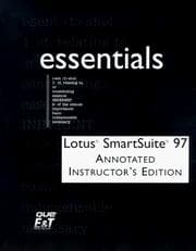 Tapa de Lotus SmartSuite 97 Essentials with CDROM