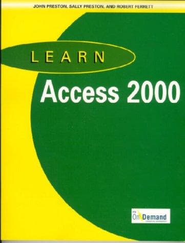 Tapa de Learn Access 2000