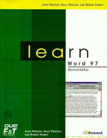 Tapa de Learn Word 97