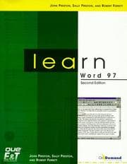 Tapa de Learn Word 97