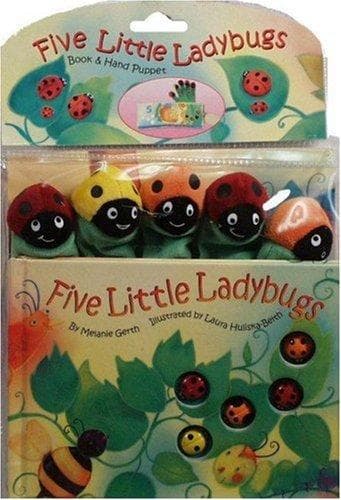 Tapa de Five Little Ladybugs With Hand Puppet