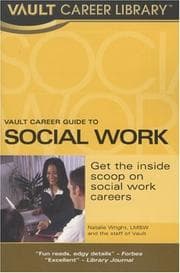 Tapa de Vault career guide to social work